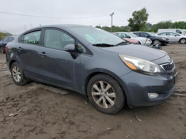 KNADN4A37D6242397 - 2013 KIA RIO EX GRAY photo 4