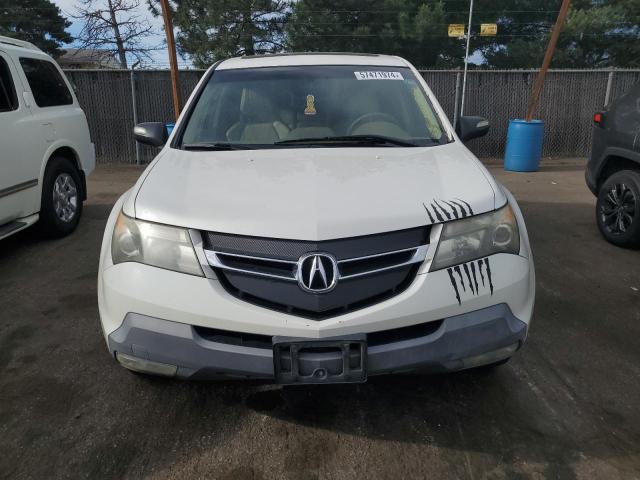 2HNYD283X7H513662 - 2007 ACURA MDX TECHNOLOGY WHITE photo 5