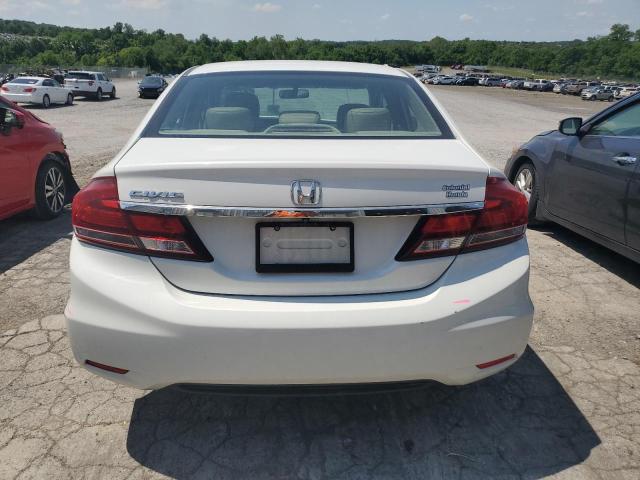 19XFB2F96DE063753 - 2013 HONDA CIVIC EXL WHITE photo 6