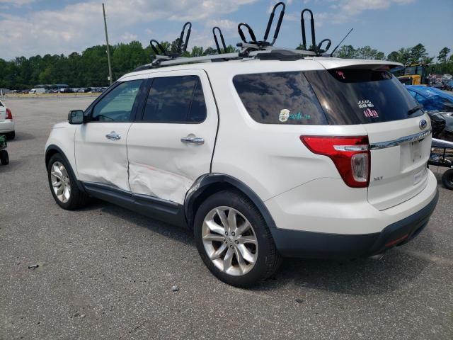 1FM5K7D87EGB95338 - 2014 FORD EXPLORER XLT WHITE photo 2