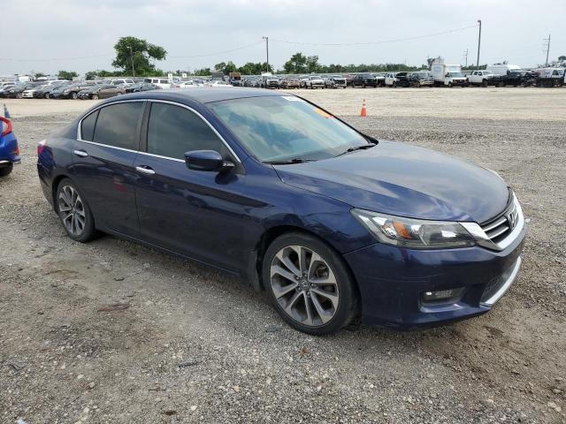 1HGCR2F56EA049434 - 2014 HONDA ACCORD SPORT BLUE photo 4