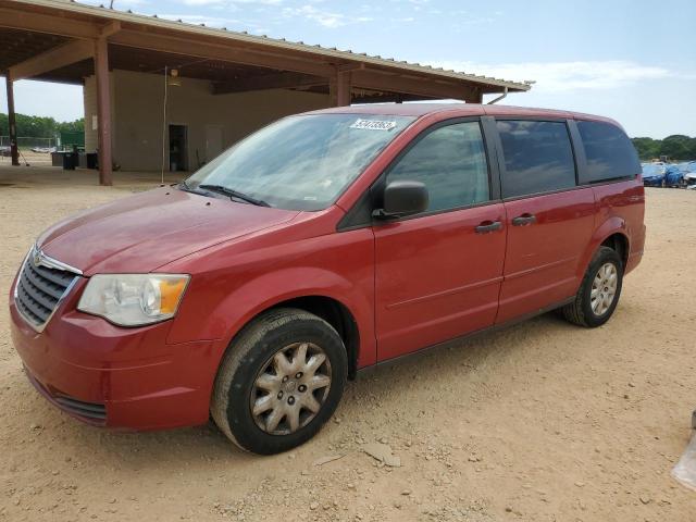 2A8HR44H88R670440 - 2008 CHRYSLER TOWN & COU LX RED photo 1