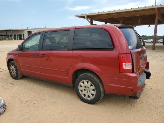 2A8HR44H88R670440 - 2008 CHRYSLER TOWN & COU LX RED photo 2