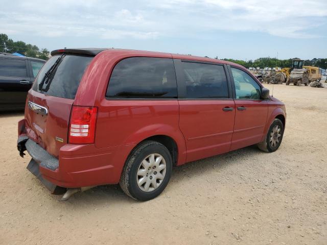 2A8HR44H88R670440 - 2008 CHRYSLER TOWN & COU LX RED photo 3