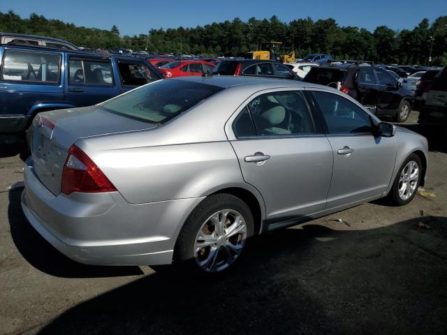 3FAHP0HA4CR318757 - 2012 FORD FUSION SE SILVER photo 3