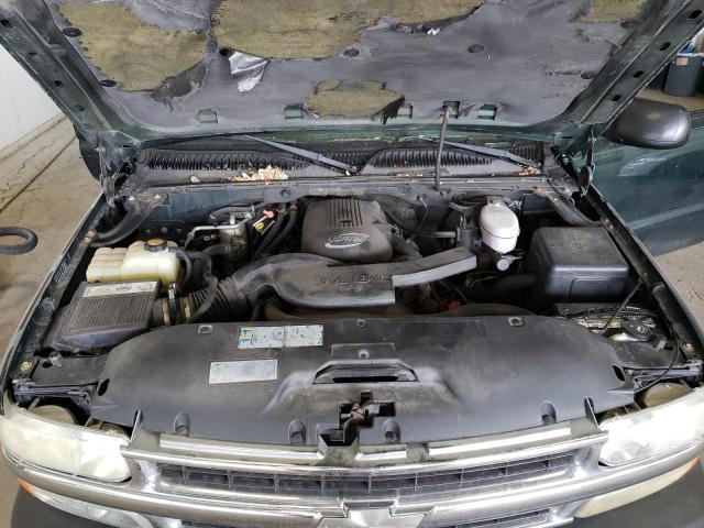 3GNEC16ZX3G281501 - 2003 CHEVROLET SUBURBAN C1500 GREEN photo 12