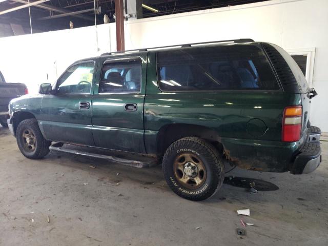 3GNEC16ZX3G281501 - 2003 CHEVROLET SUBURBAN C1500 GREEN photo 2