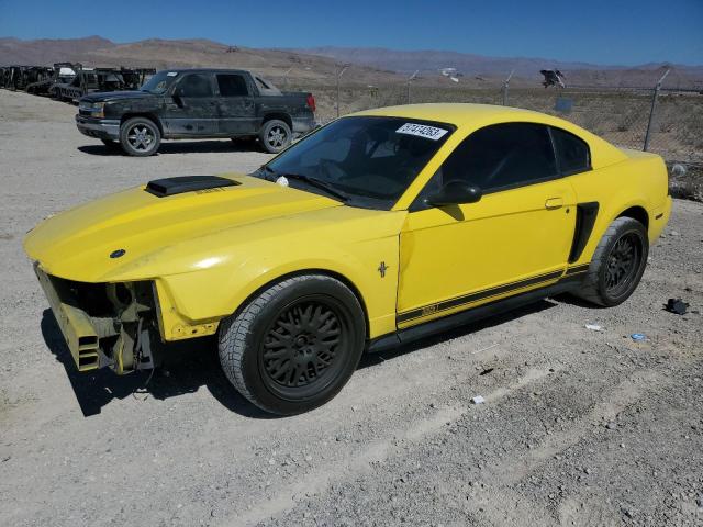 1FAFP42RX3F445989 - 2003 FORD MUSTANG MACH I YELLOW photo 1