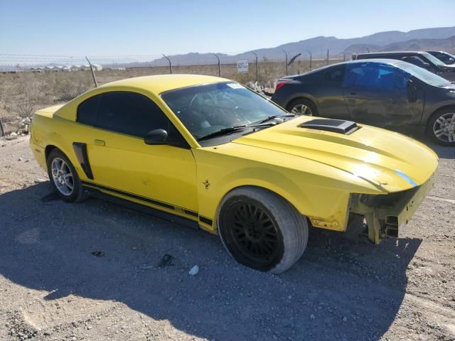 1FAFP42RX3F445989 - 2003 FORD MUSTANG MACH I YELLOW photo 4