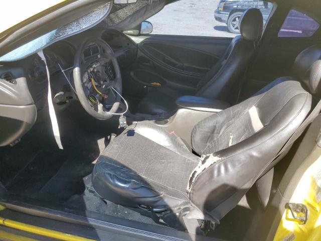 1FAFP42RX3F445989 - 2003 FORD MUSTANG MACH I YELLOW photo 7