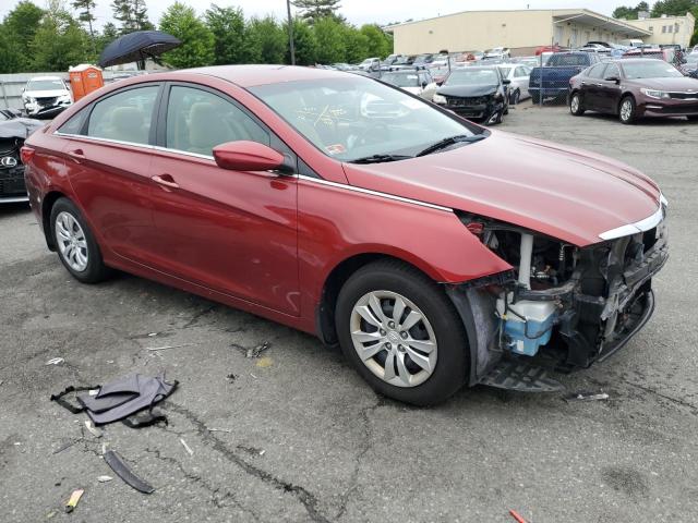 5NPEB4AC3BH254291 - 2011 HYUNDAI SONATA GLS RED photo 4