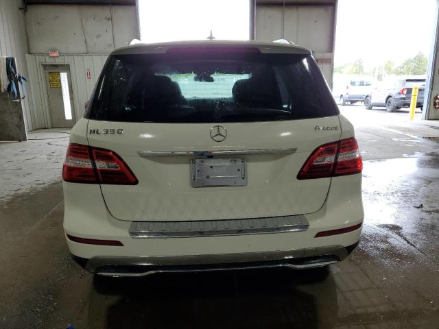 4JGDA5HBXCA013141 - 2012 MERCEDES-BENZ ML 350 4MATIC WHITE photo 6