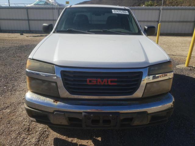 1GTCS196958147625 - 2005 GMC CANYON WHITE photo 5