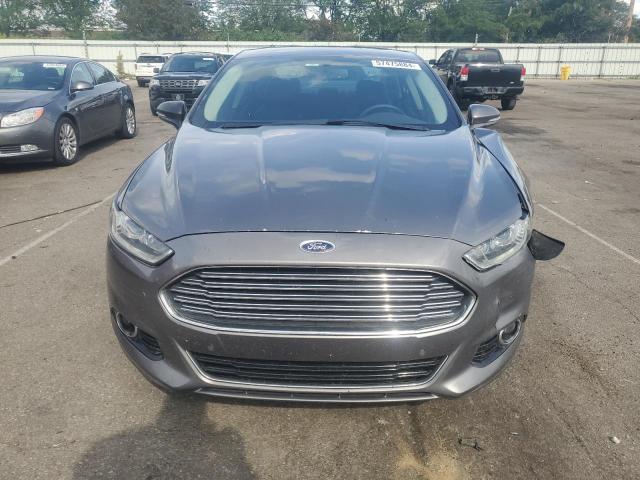 3FA6P0K96ER192281 - 2014 FORD FUSION TITANIUM GRAY photo 5