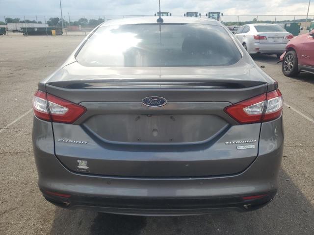 3FA6P0K96ER192281 - 2014 FORD FUSION TITANIUM GRAY photo 6