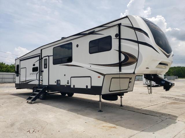 4YDF35725M1532976 - 2021 KEYSTONE SPRINTER WHITE photo 1