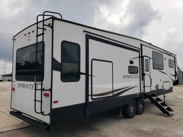 4YDF35725M1532976 - 2021 KEYSTONE SPRINTER WHITE photo 4