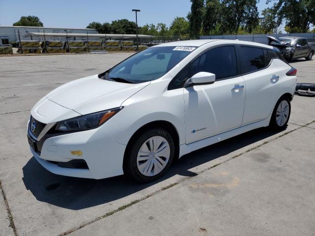 1N4AZ1CP0JC300555 - 2018 NISSAN LEAF S WHITE photo 1