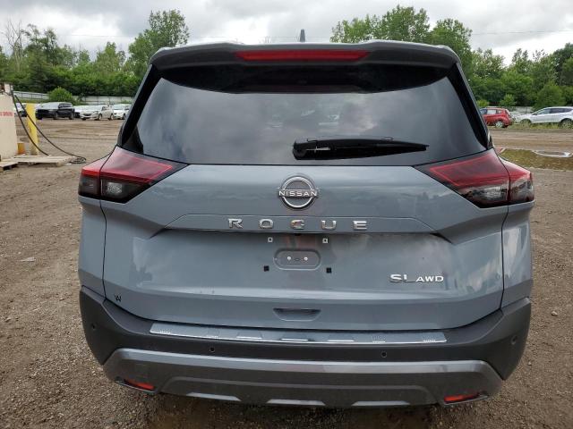 5N1BT3CB3PC750124 - 2023 NISSAN ROGUE SL GRAY photo 6