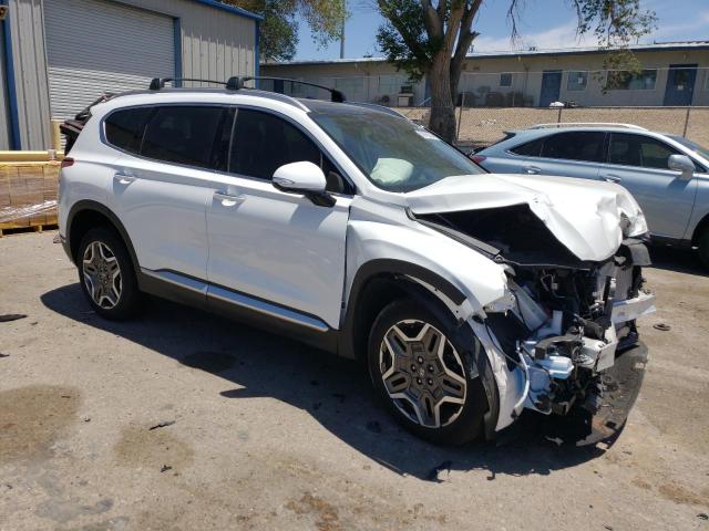 5NMS44AL6PH578403 - 2023 HYUNDAI SANTA FE LIMITED WHITE photo 4