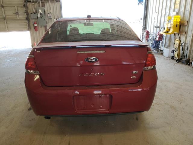 1FAHP32N89W139592 - 2009 FORD FOCUS SE RED photo 6