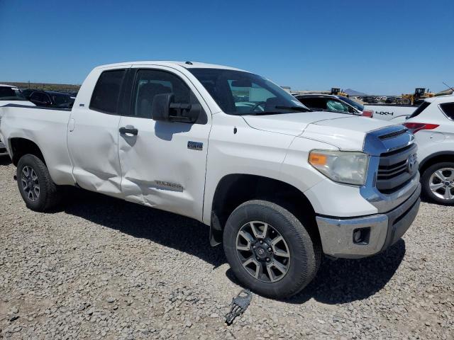 5TFUY5F11EX348282 - 2014 TOYOTA TUNDRA DOUBLE CAB SR/SR5 WHITE photo 4