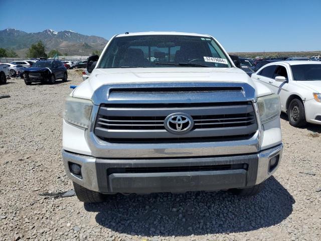 5TFUY5F11EX348282 - 2014 TOYOTA TUNDRA DOUBLE CAB SR/SR5 WHITE photo 5