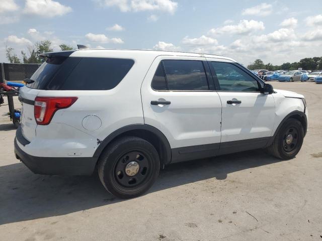 1FM5K8AR8KGB43814 - 2019 FORD EXPLORER POLICE INTERCEPTOR WHITE photo 3