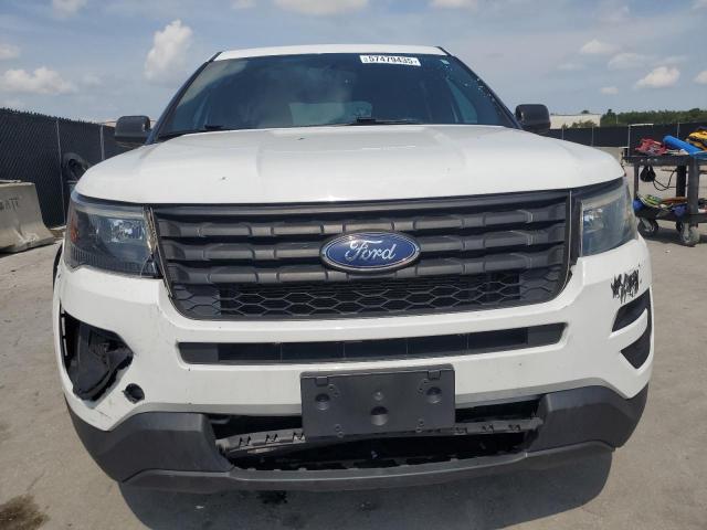 1FM5K8AR8KGB43814 - 2019 FORD EXPLORER POLICE INTERCEPTOR WHITE photo 5