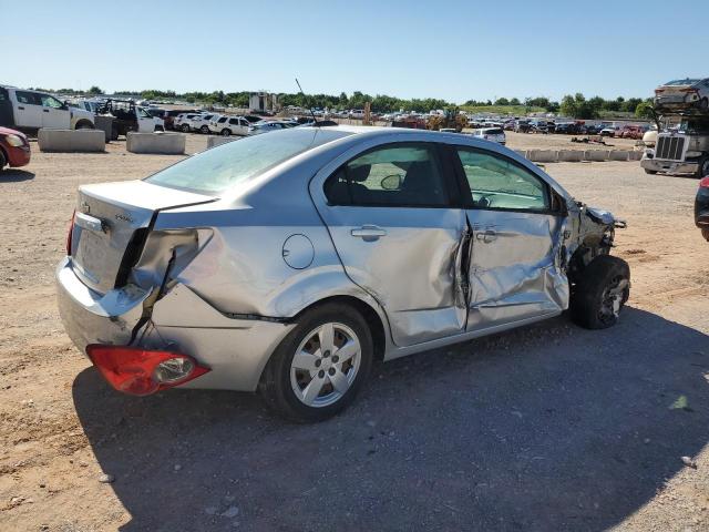 1G1JA5SH0F4166613 - 2015 CHEVROLET SONIC LS SILVER photo 3