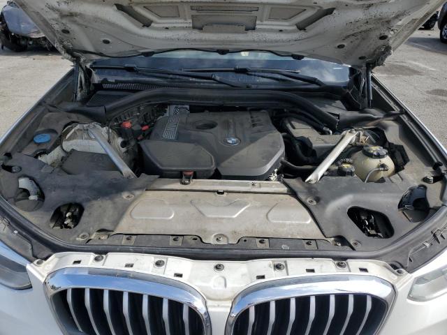 5UXTR7C55KLE93812 - 2019 BMW X3 SDRIVE30I WHITE photo 12