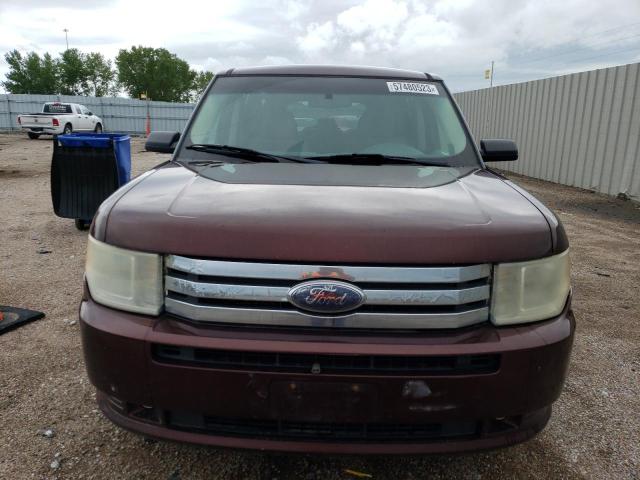 2FMDK51C89BA22837 - 2009 FORD FLEX SE BURGUNDY photo 5