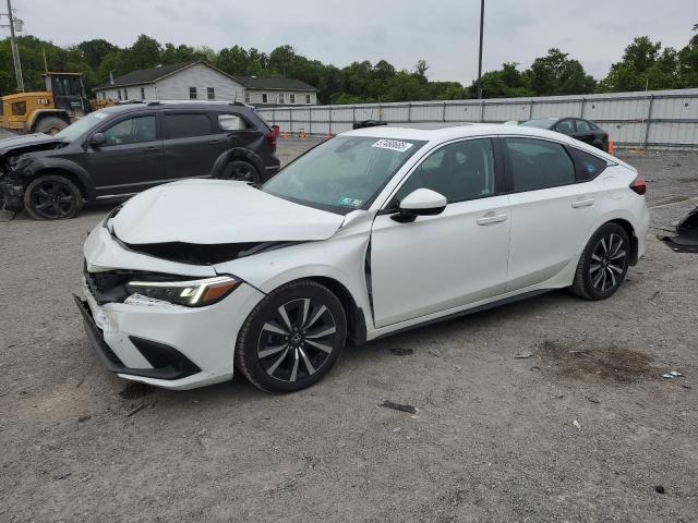 19XFL1H78PE014481 - 2023 HONDA CIVIC EXL WHITE photo 1