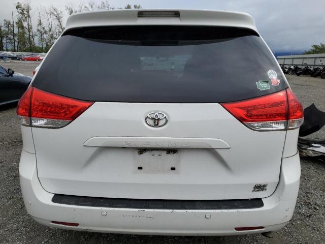 5TDDK3DC2ES079855 - 2014 TOYOTA SIENNA XLE WHITE photo 6