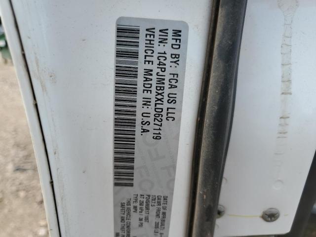 1C4PJMBXXLD627119 - 2020 JEEP CHEROKEE TRAILHAWK WHITE photo 13