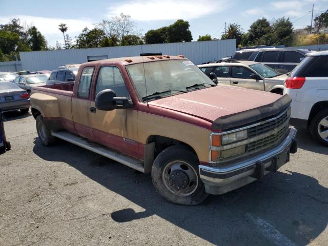 2GCHC39N3L1239805 - 1990 CHEVROLET GMT-400 C3500 BURGUNDY photo 4