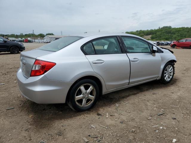 2HGFB2F98CH322571 - 2012 HONDA CIVIC EXL SILVER photo 3