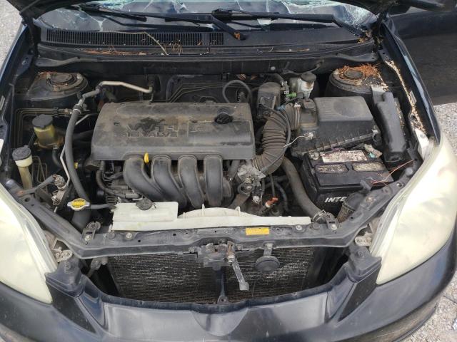 2T1KR32E74C221728 - 2004 TOYOTA COROLLA MA XR BLACK photo 11