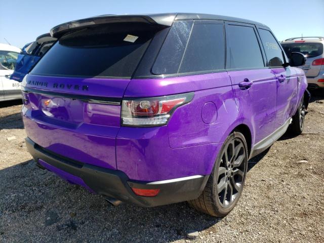 SALWR2EF3EA314325 - 2014 LAND ROVER RANGE ROVE SC PURPLE photo 4