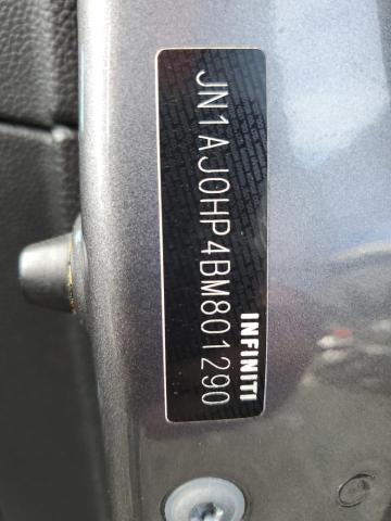 JN1AJ0HP4BM801290 - 2011 INFINITI EX35/JOURN BASE GRAY photo 14