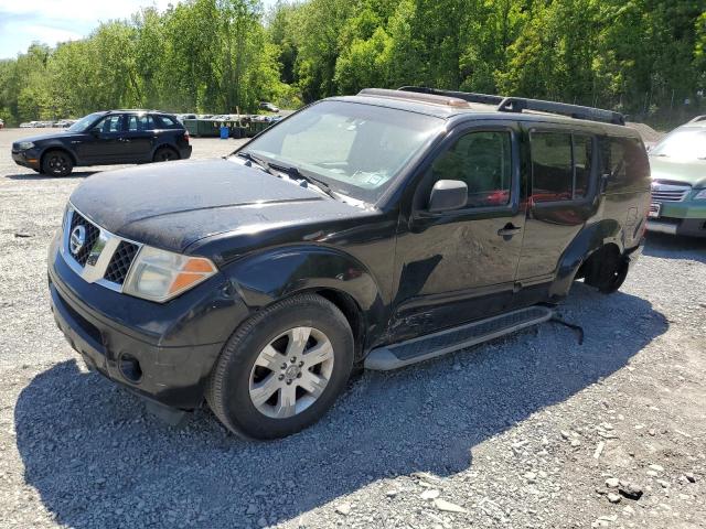 5N1AR18W26C643171 - 2006 NISSAN PATHFINDER LE BLACK photo 1