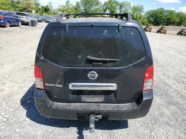 5N1AR18W26C643171 - 2006 NISSAN PATHFINDER LE BLACK photo 6