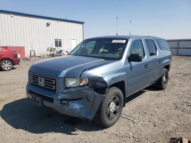 2HJYK16287H534697 - 2007 HONDA RIDGELINE RT BLUE photo 2