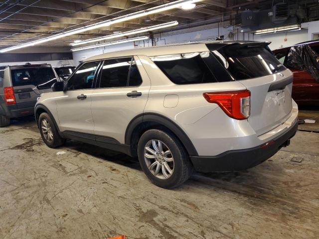 1FM5K8AB3LGC83404 - 2020 FORD EXPLORER POLICE INTERCEPTOR ვერცხლისფერი ფოტო 2