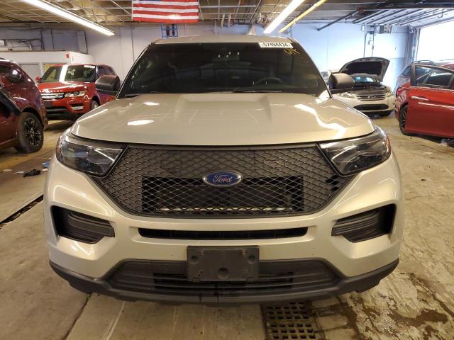 1FM5K8AB3LGC83404 - 2020 FORD EXPLORER POLICE INTERCEPTOR ვერცხლისფერი ფოტო 5