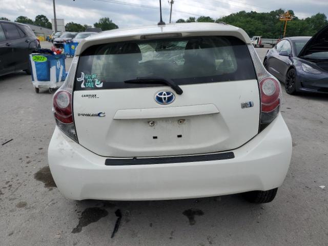 JTDKDTB37C1012053 - 2012 TOYOTA PRIUS C 白色 照片 6