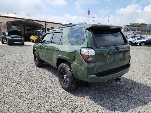 JTETU5JR9N6082614 - 2022 TOYOTA 4RUNNER TRAIL GREEN photo 2