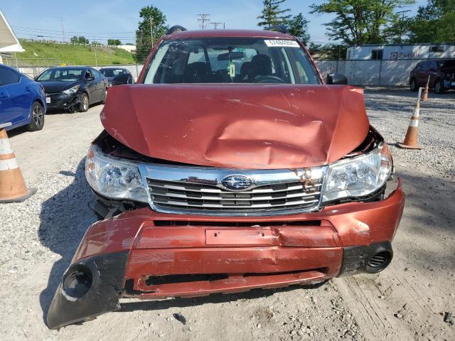 JF2SH6BC1AH909333 - 2010 SUBARU FORESTER XS Қызғылт сары фото 5