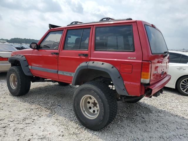 1J4FF48S51L589420 - 2001 JEEP CHEROKEE SPORT RED photo 2