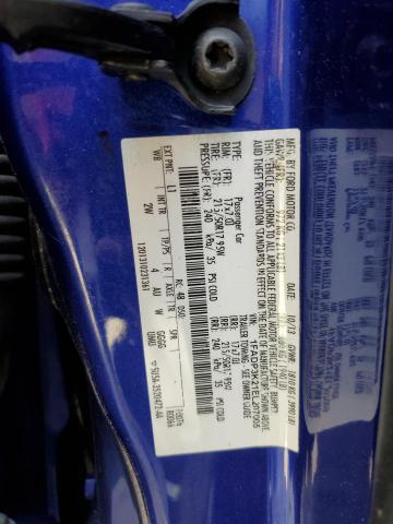 1FADP3K21EL207005 - 2014 FORD FOCUS SE BLUE photo 12